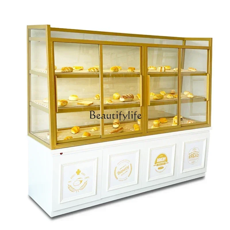 

Bread Display Cabinets Cake Glass Side Cabinet Commercial Pastry Baking Display Stand