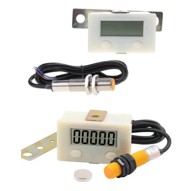 Electronic Tally Counter Digital Totalizer Digital Counter LCD Gauge