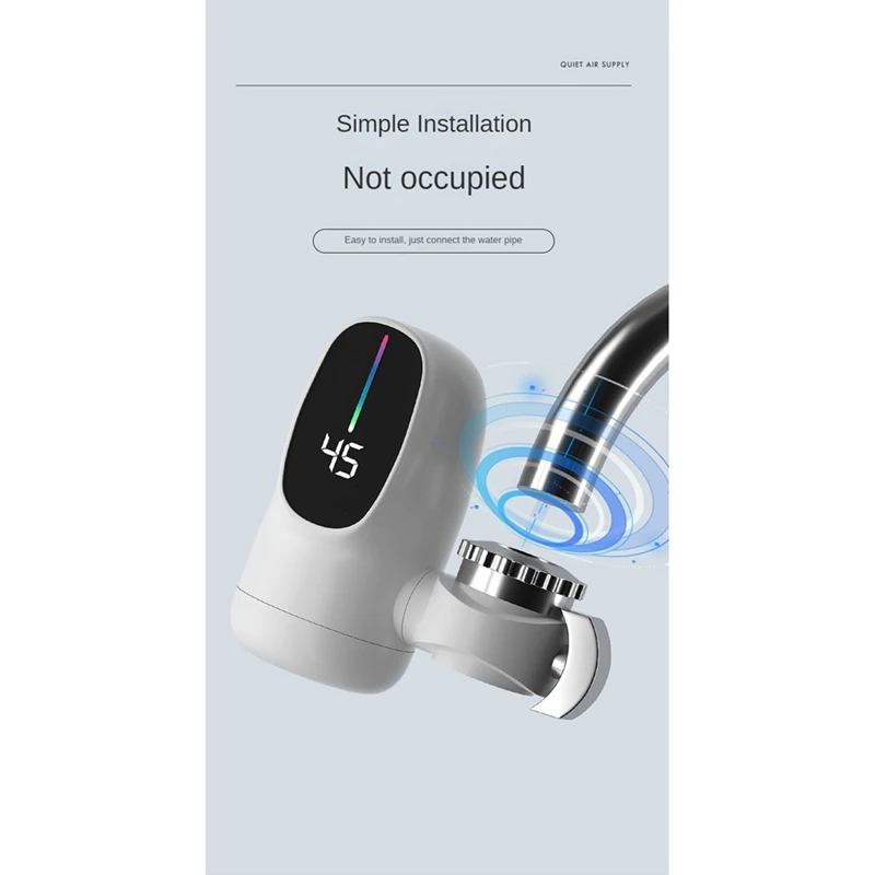 インスタント電気給湯器の蛇口,3000W,デジタルディスプレイ,バスルーム用給湯器