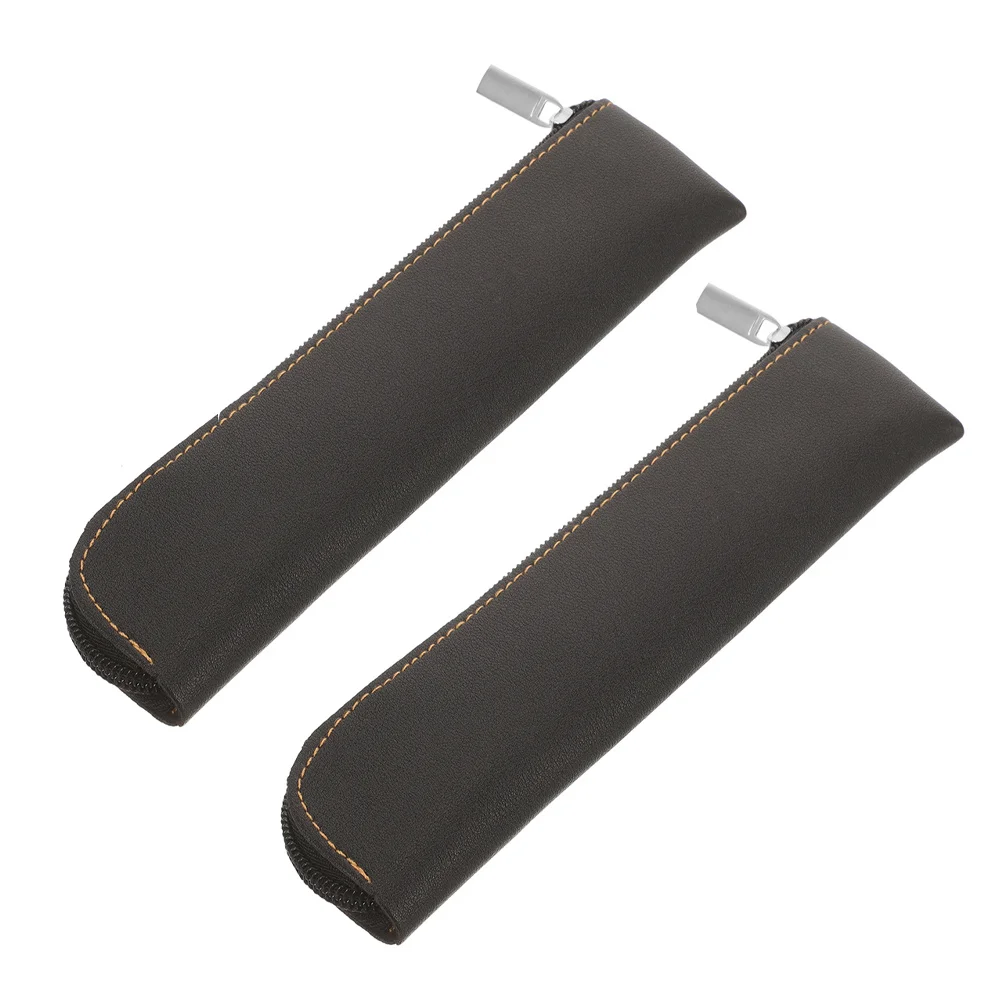 

2Pcs Insulin Pen Bag Portable Waterproof Shockproof PU Organizer for Diabetic Supplies Medication Pouch