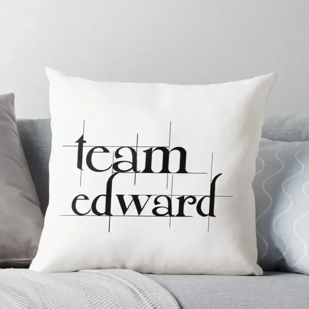 

Team Edward Throw Pillow Couch Pillows Luxury Pillow Case Decorative Sofa Cushions Luxury Room Decorative Cushions pillow