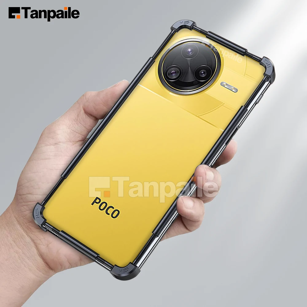 

Алюминиевый металлический бампер для POCO F7 Ultra, чехол для POCO F7 F5 F6 Pro, противоударный замок, рамка