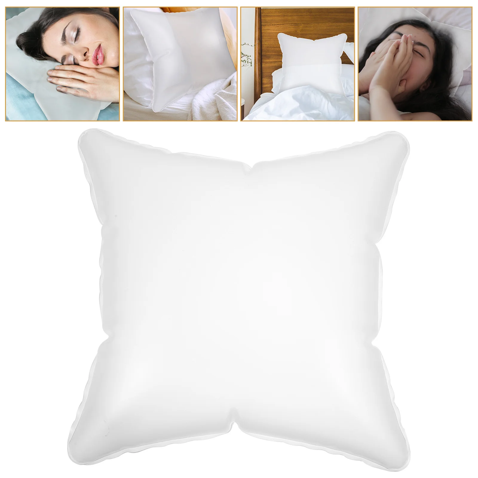 

Inflatable Pillow Outdoor Camping Cushion Clear Water Resistant Portable Sofa Supply Comfortable Adjustable Height