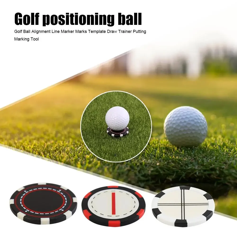 Portable Outdoor 26mm Golf Hat Cap Clip Marker Golf Accessories Ball Hat Clips ABS Golf Marker Ball Position Accessories