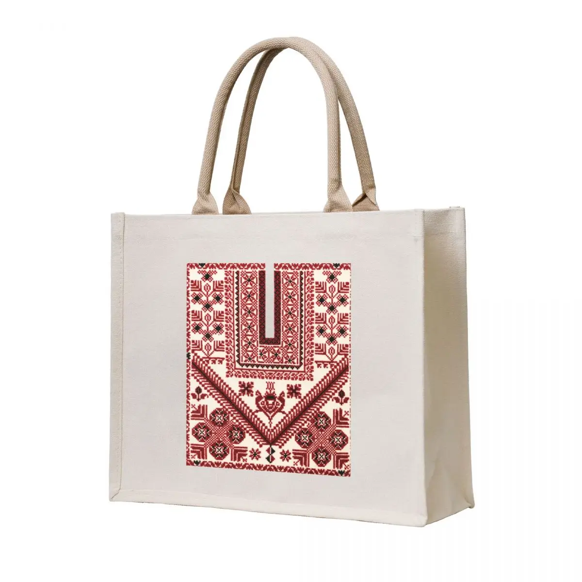 

Ramallah Thobe Tatreez Tote Bag personalized tote bag shopping bags foldable tote bags aesthetic bag men's