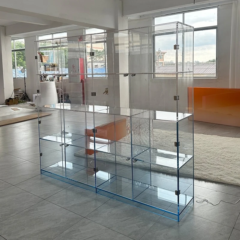 Modern design multi-layer transparent acrylic display case decorative acrylic display stand