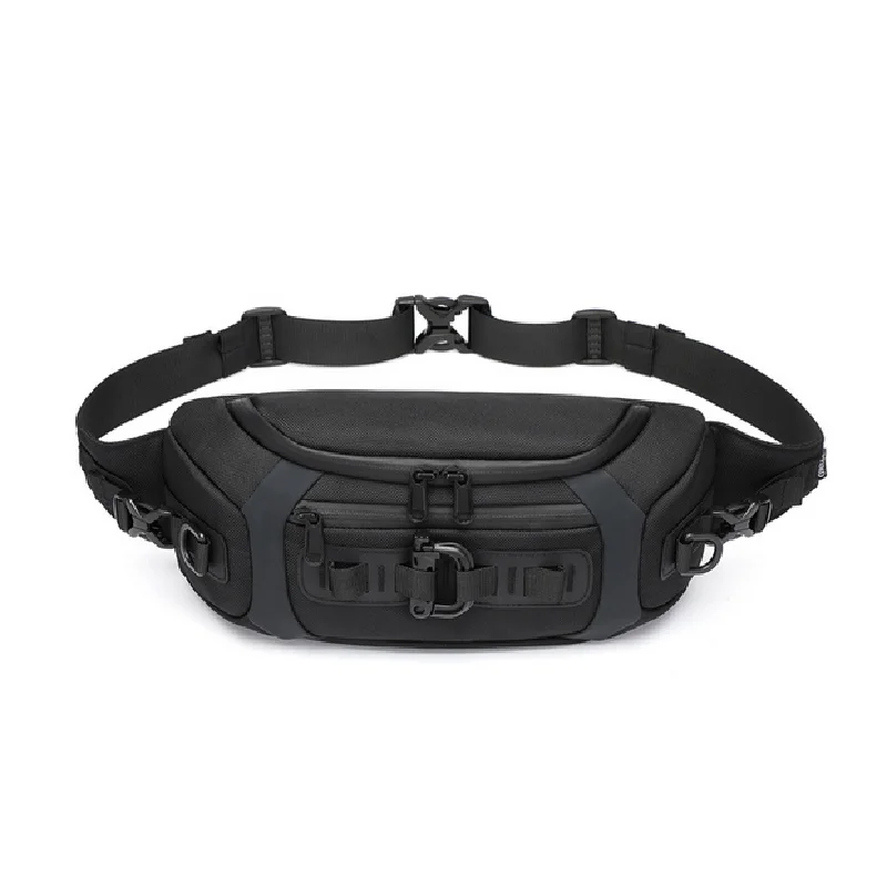 

Fashion Men Waist Bag Outdoor Sports Fanny Pack Multifunction Waterproof Male Chest Bag Mens Tide Crossbody Bags