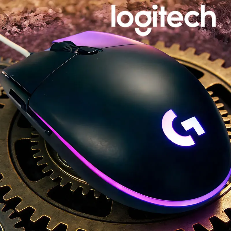 

Logitech102 Wired dual-mode gaming mouse with no latency,capable of engaging in intense battles with ultra sensitive experience