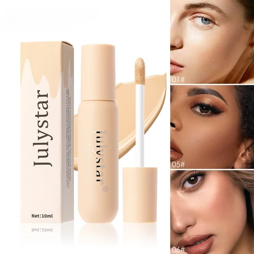 Corrector líquido de 6 colores, cobertura completa para cicatrices de acné, tatuaje, cuerpo, cara, resistente al agua, larga duración, fácil mezcla, maquillaje coreano