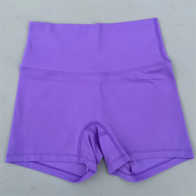 Yoga Shorts Women Gym Sports Shorts High Waist Workout Short Leggings Fitness Short Pants Running Cycling Tight Soft Sportswear