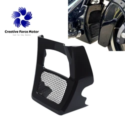 Motorcycles Fairing Front Spoiler Radiator Chin Cover Set Oil Cooler For Harley Davidson Street Glide Road King FLHRXS 2017-2024