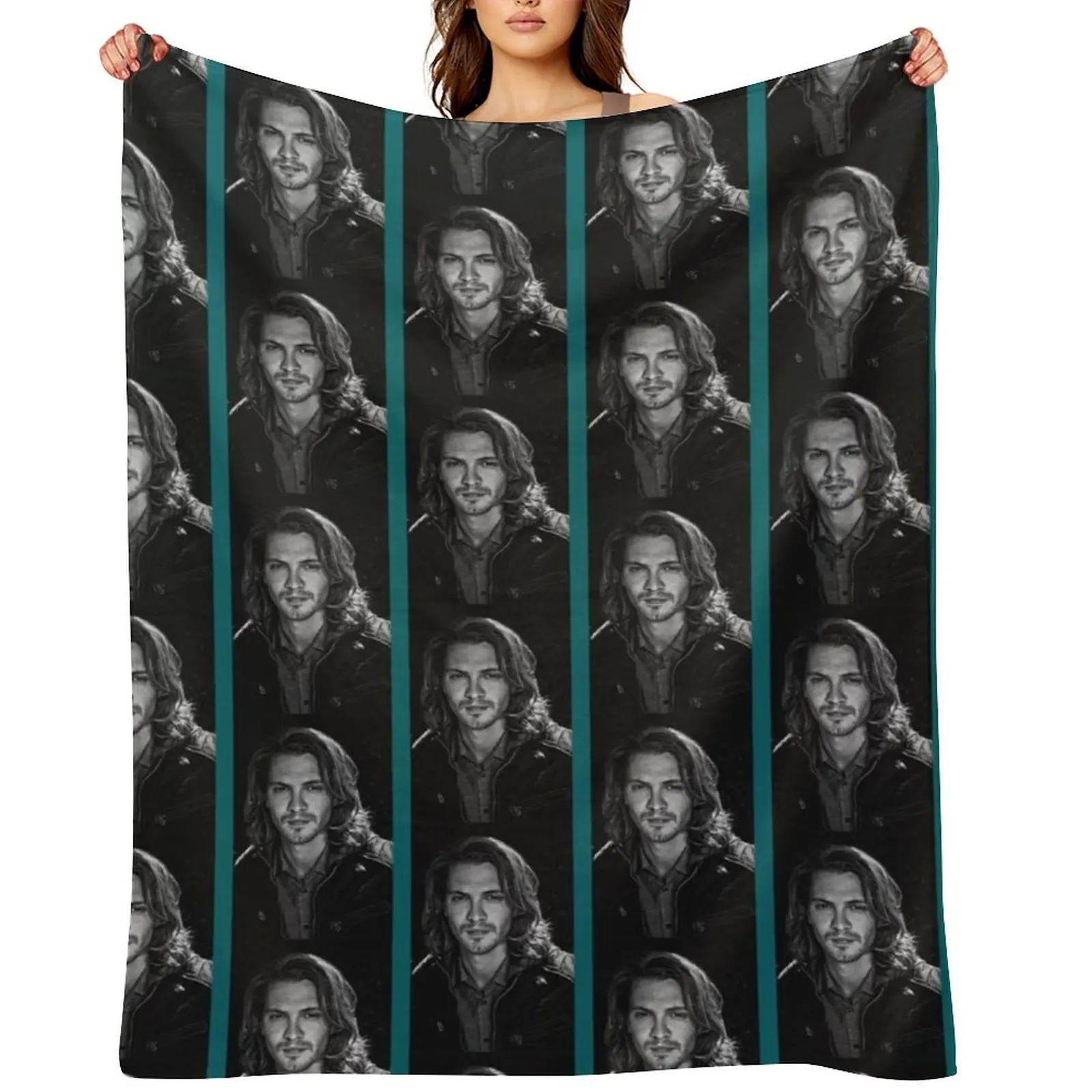 

Luke Grimes (1) Throw Blanket Thermals For Travel Single Fashion Sofas Retros Blankets