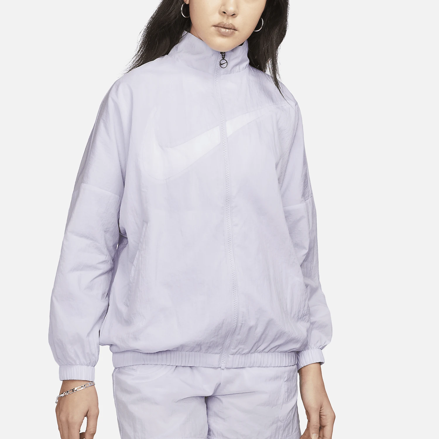 

Nike genuine New Women's Classic Zip-Up Stand Collar Breathable Jacket DX5865-536