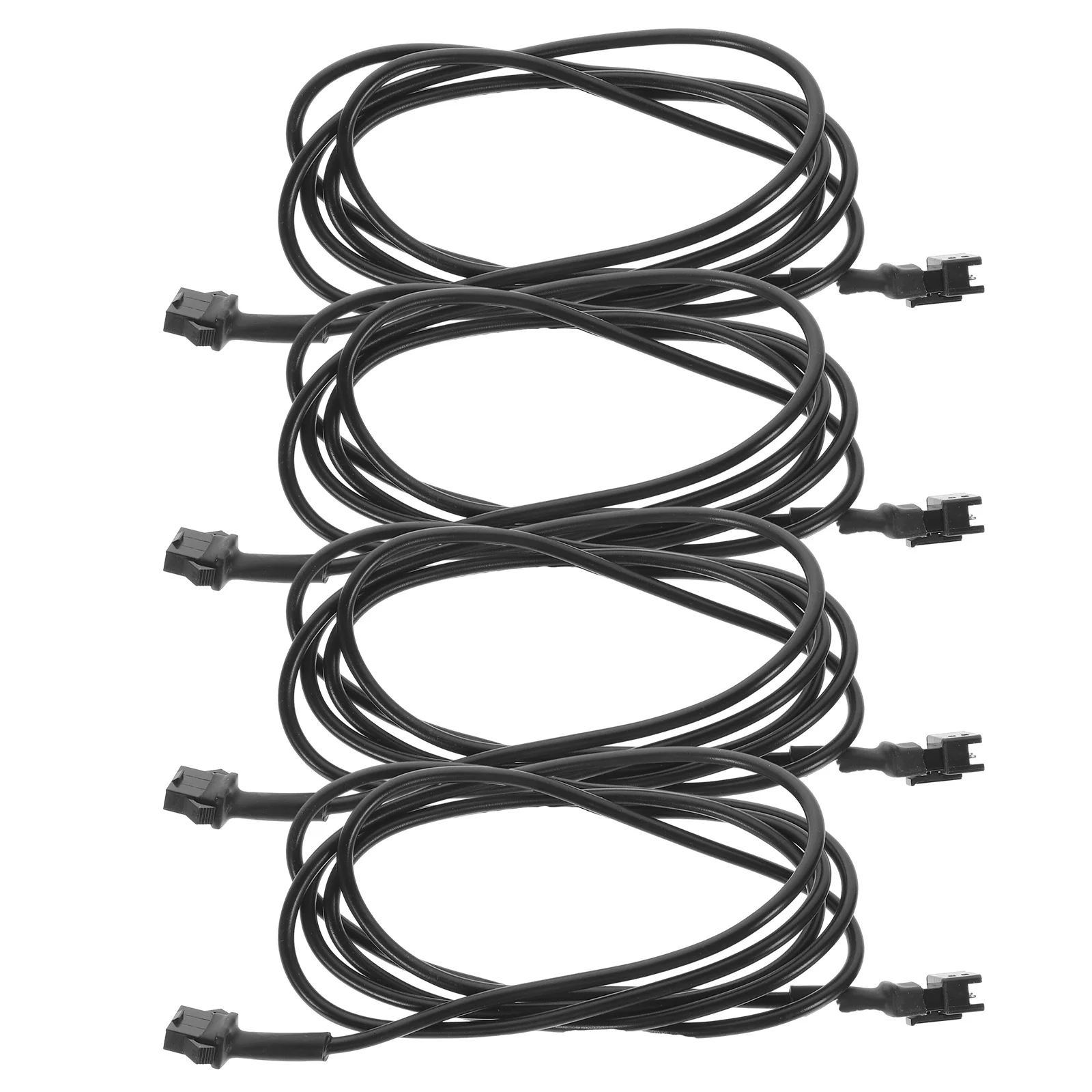 

4Pcs Neon Light Extension Cord PVC Material 4 Pin Extension Cable for Car Motorcycle LED Strip Neon Light Extensions