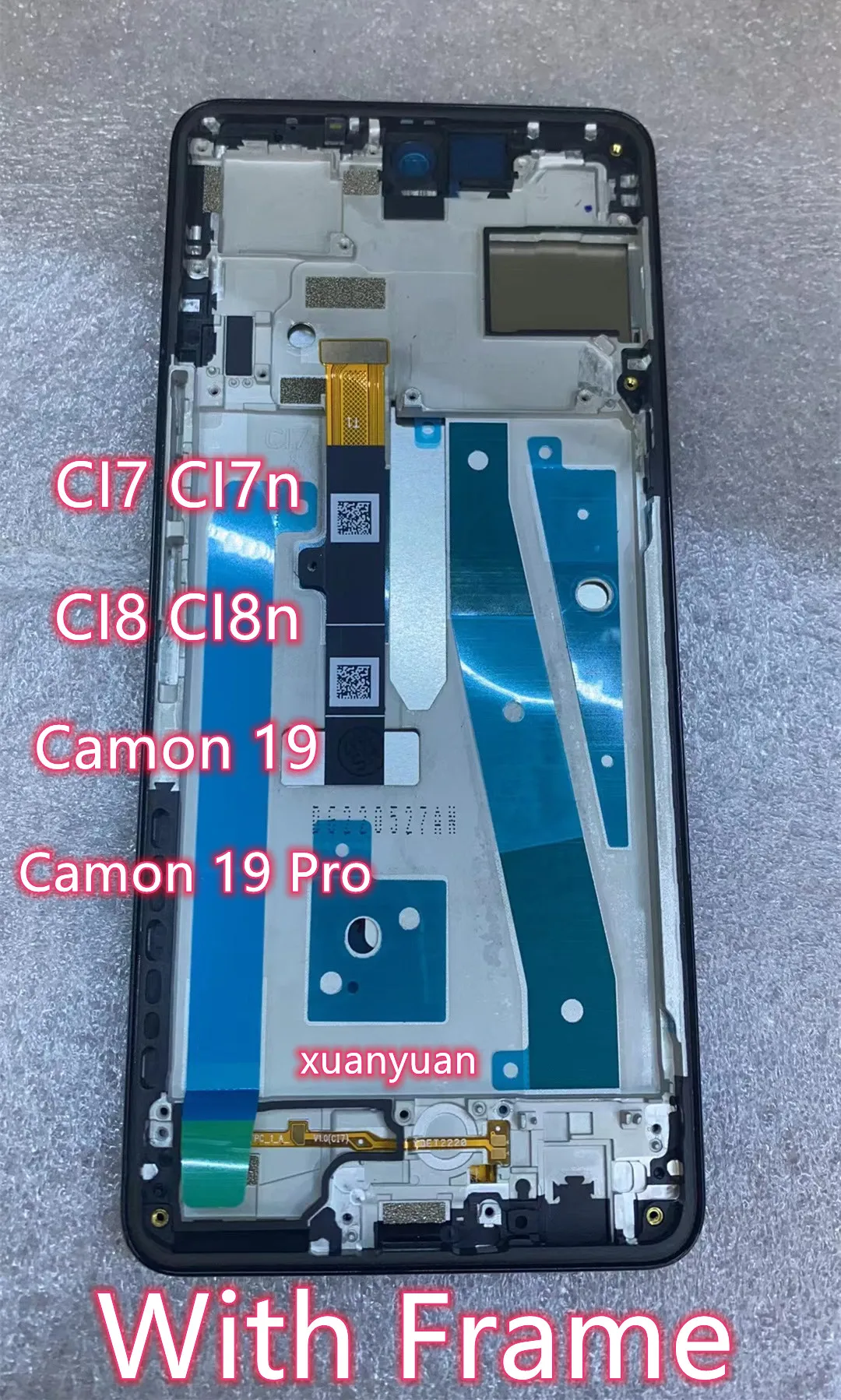 استبدال شاشة لمس LCD لجهاز Tecno Camon 19 Pro 4G/5G بحجم 6.8 بوصة – تقييم شامل لنموذج CI8N