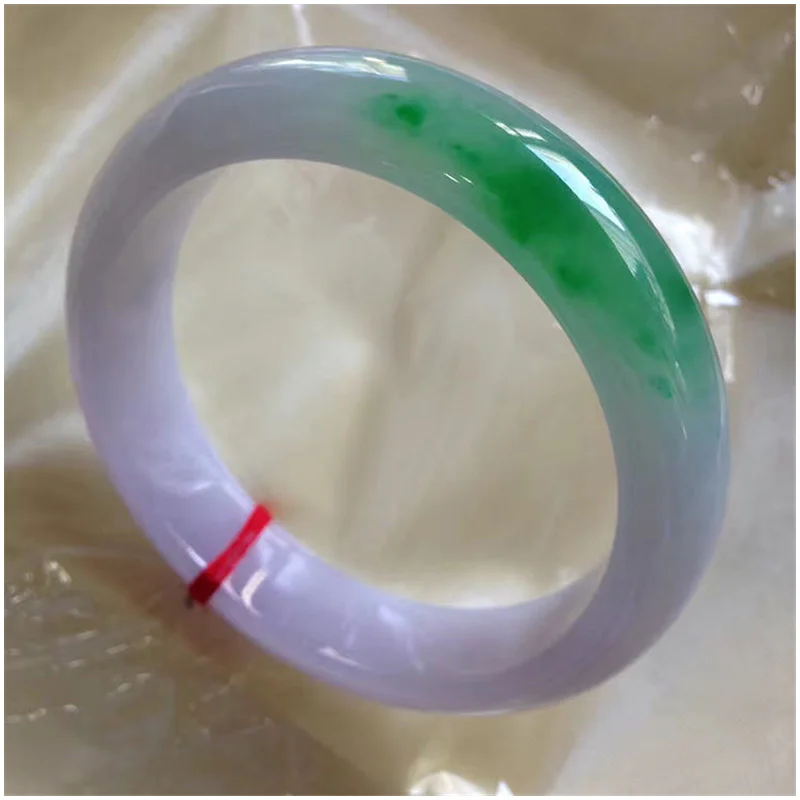 

Tricolor Jade Bangle Pure Natural Myanmar Fine Jewelry Emerald Elegant Jadeite High-quality Bracelet Gift Accessories