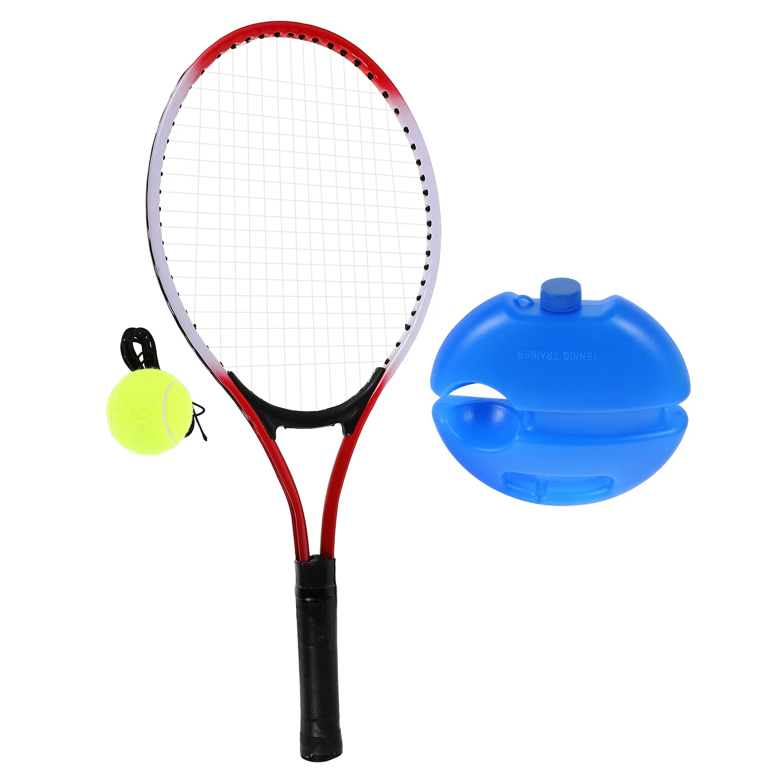 

Tennis Trainer Tennis Trainer For Beginners Red Racket 1 Base Durable Safe Material Beginner Practice Indoor Outdoor