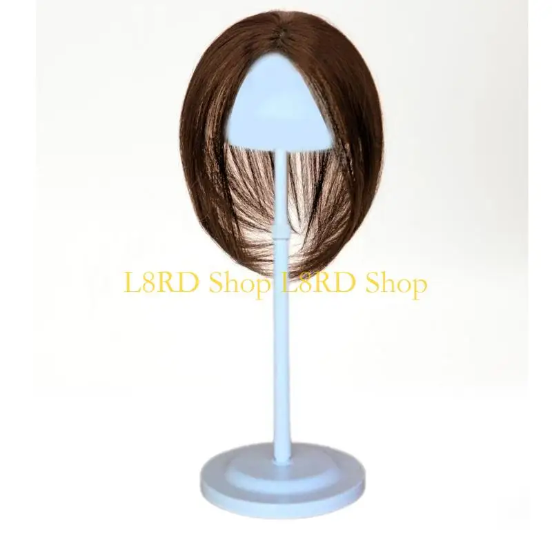 L8RD Removable Portable Wigs Stand Plastic Wigs Storage Organized for Convenient Home or Travel Use by Hair Professionals