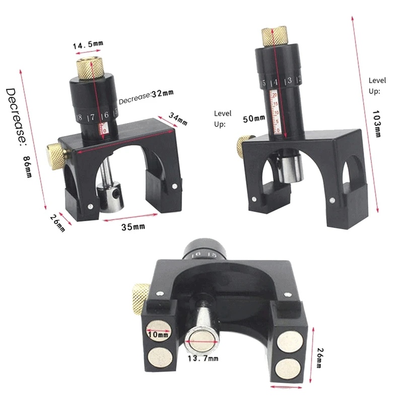 Adjustable Magnetic Planer Jointer Knife Setting Jig Blade Gauge Setter For Woodworking Setter Tool Easy To Use