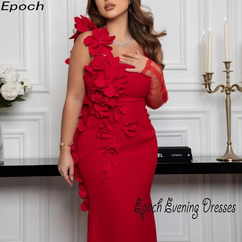 Epoch-Vestido largo de noche con tirantes para mujer, traje elegante con apliques para fiesta de graduación y cóctel, 2024