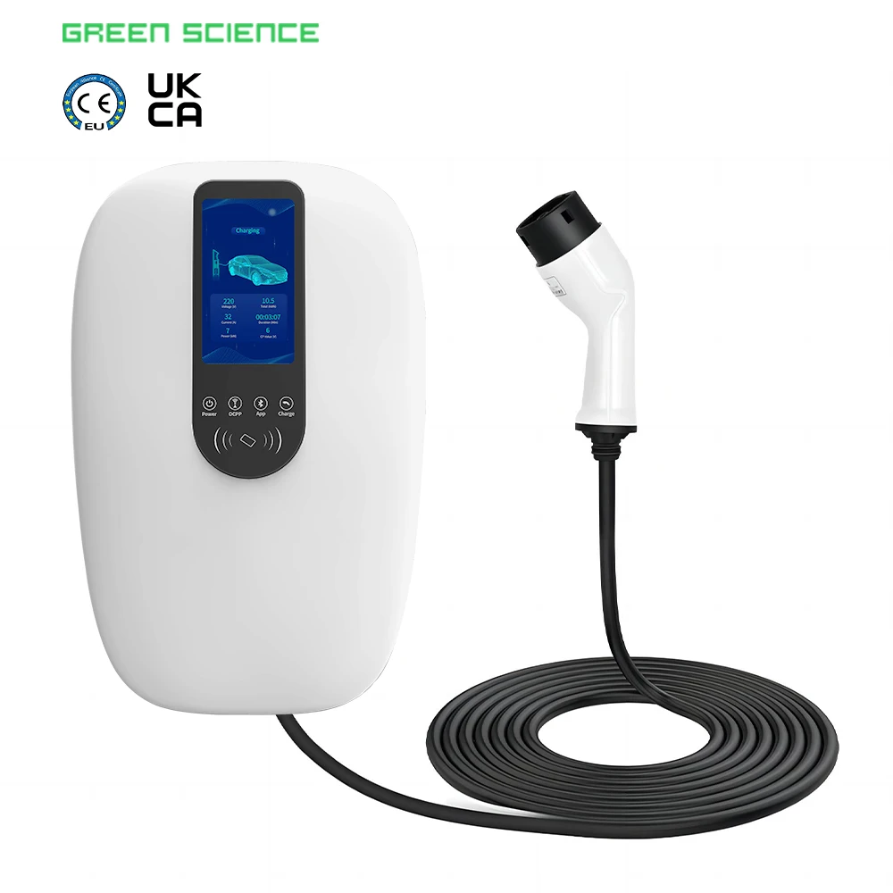 cheap low price commercial three phase ev charger ev fast charger type2 wallbox ev charging station OCPP 1.6