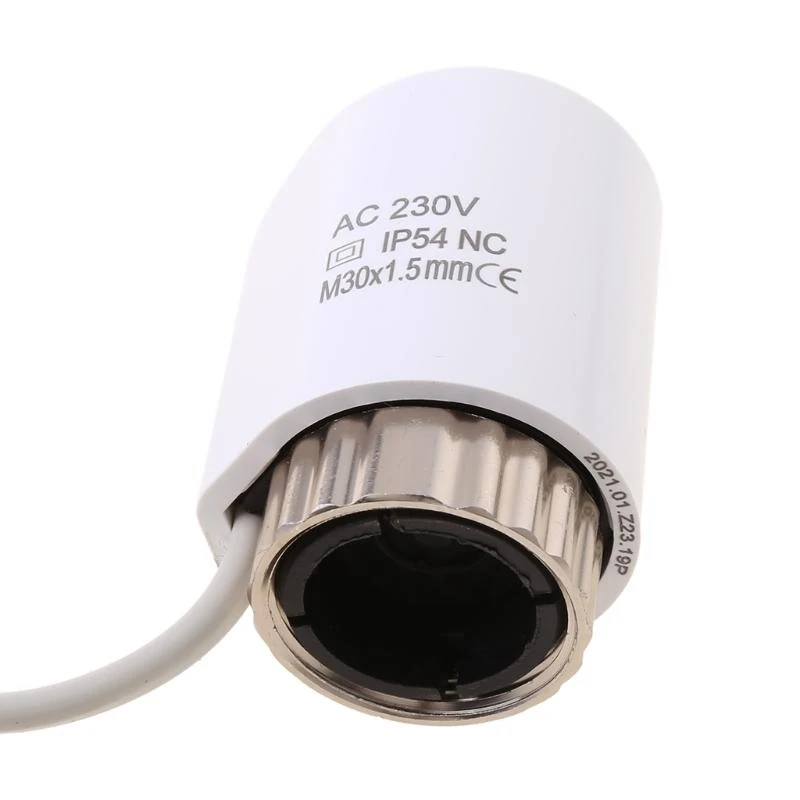 AC 230V for Valve NC M30-1.5mm Electric Thermal Actuator for Underfloor Heating