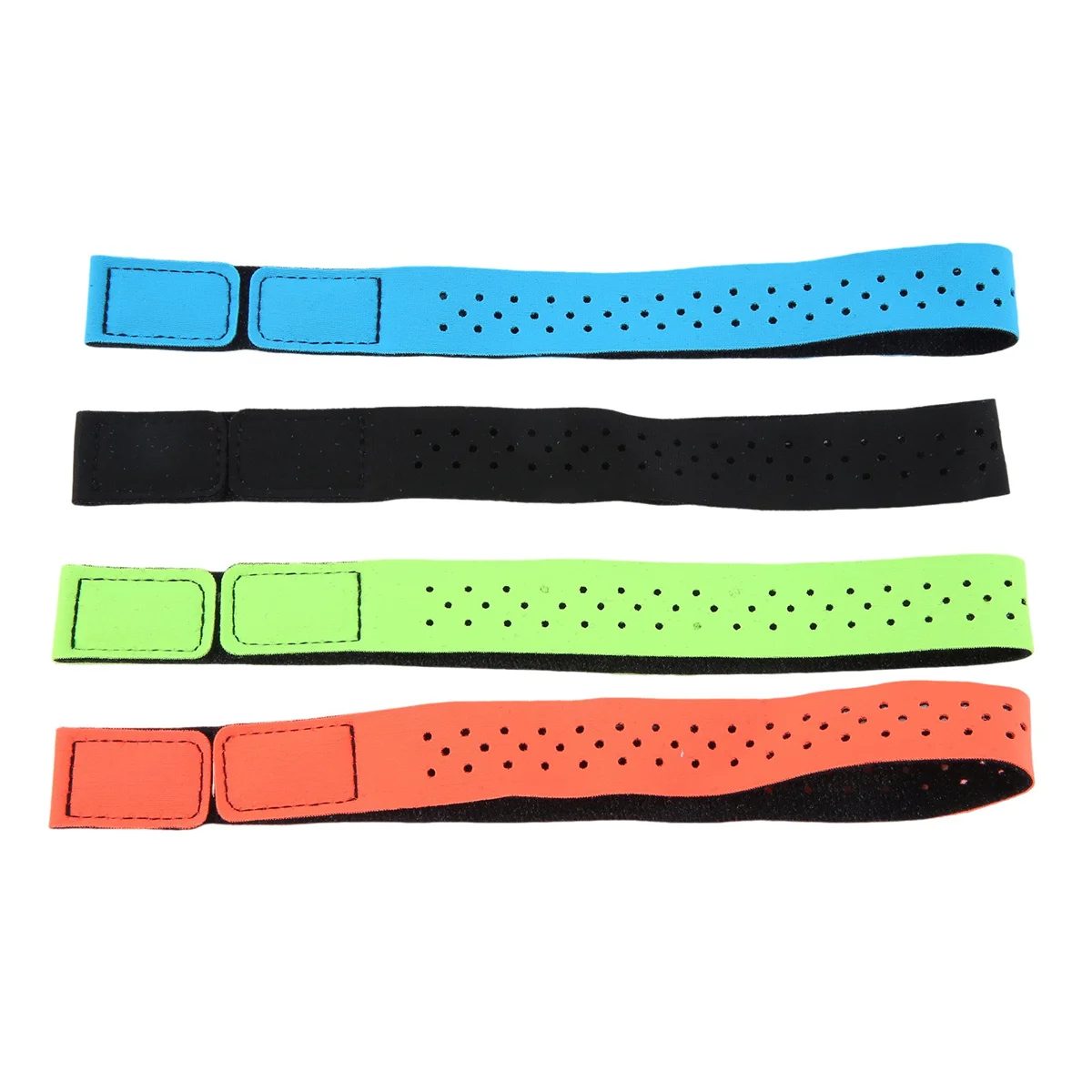 A72Z 4 Pcs Replacement Heart Rate Monitor Armband Strap Adjustable Replacement Armband Band Universal Sport Wrist Strap L