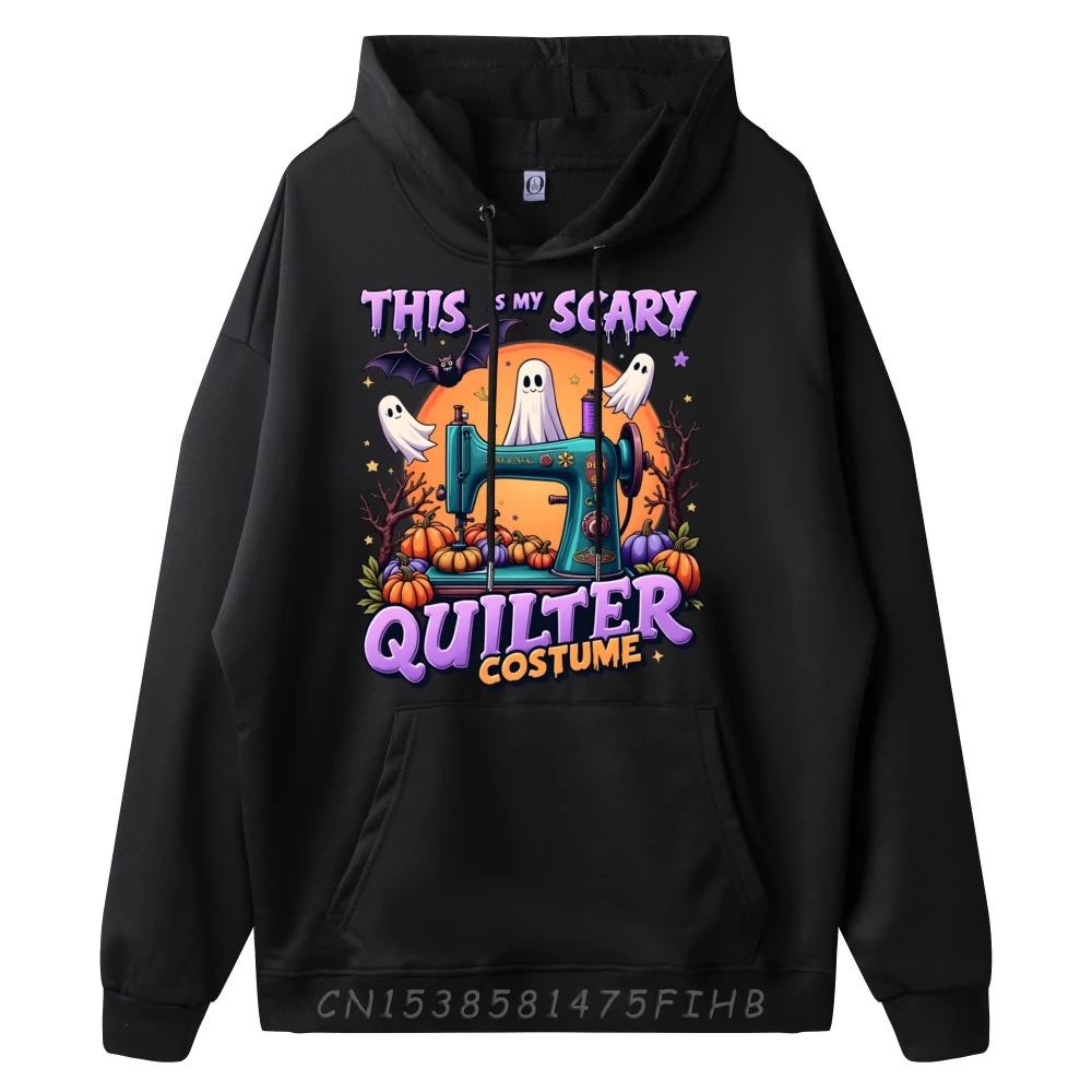 Dit is mijn enge quilter kostuum Halloween Quilter S Spooky gratis verzending kleding grappige hoodie