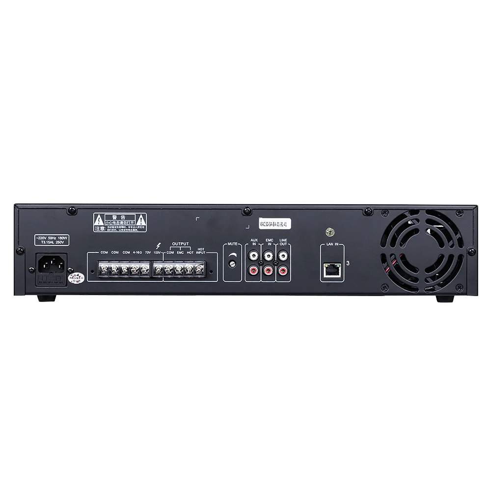 Professional 6 Channel 500 Watt USB Power IP Amplifier