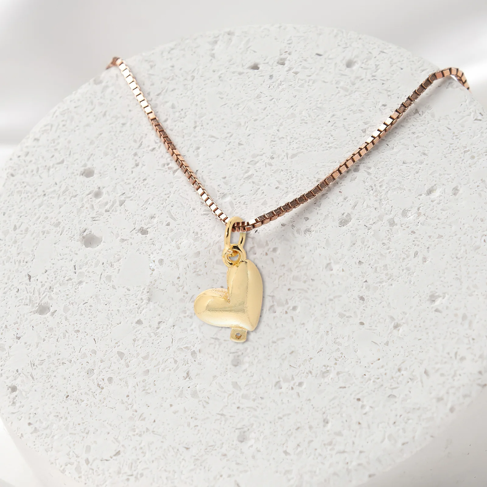 

5Pcs Heart Shaped Charms for DIY Jewelry Making Necklace Bracelet Earrings Cute Pendant Decorations Gifts Crafting