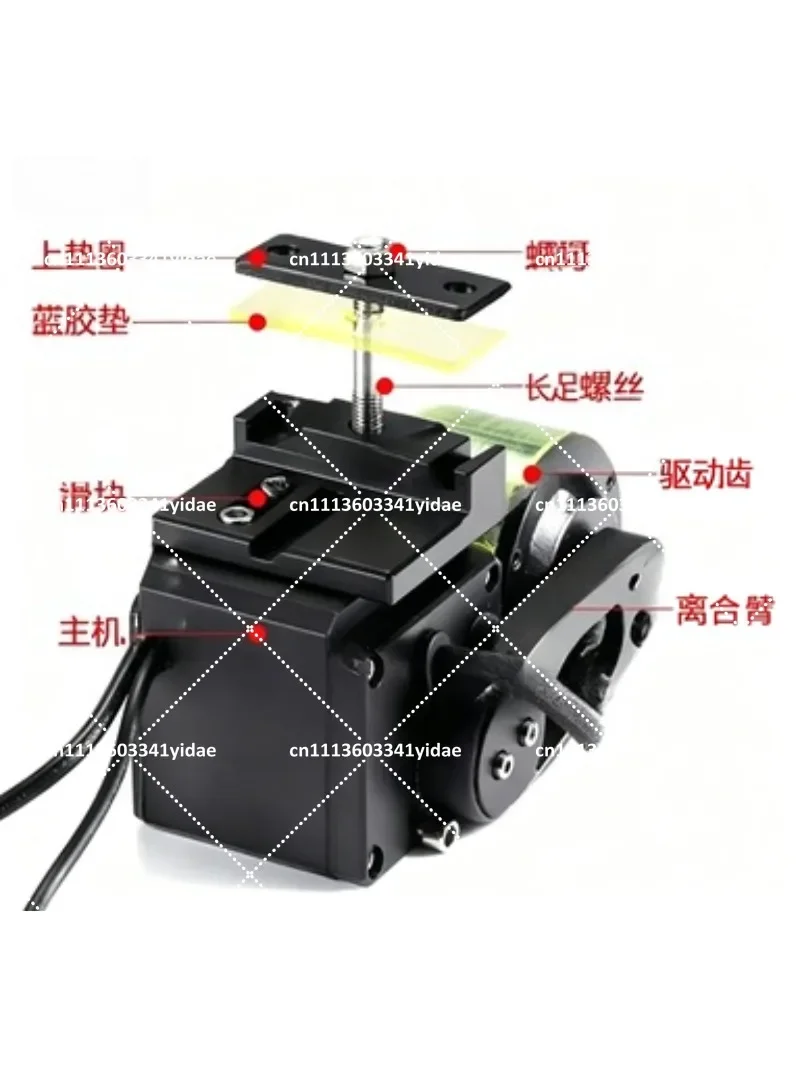 48V Electric Mountain Bike Conversion Kit - Orange Motor Booster Bicycle Modification Accessories with High Capacity Battery