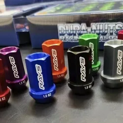 Exterior PartsJdm Accessories Rays Car Wheel Racing Lug Nuts Hub Screw  M12*1.5/1.25 Guard Against Theft  20Pcs/Set Wheel caps