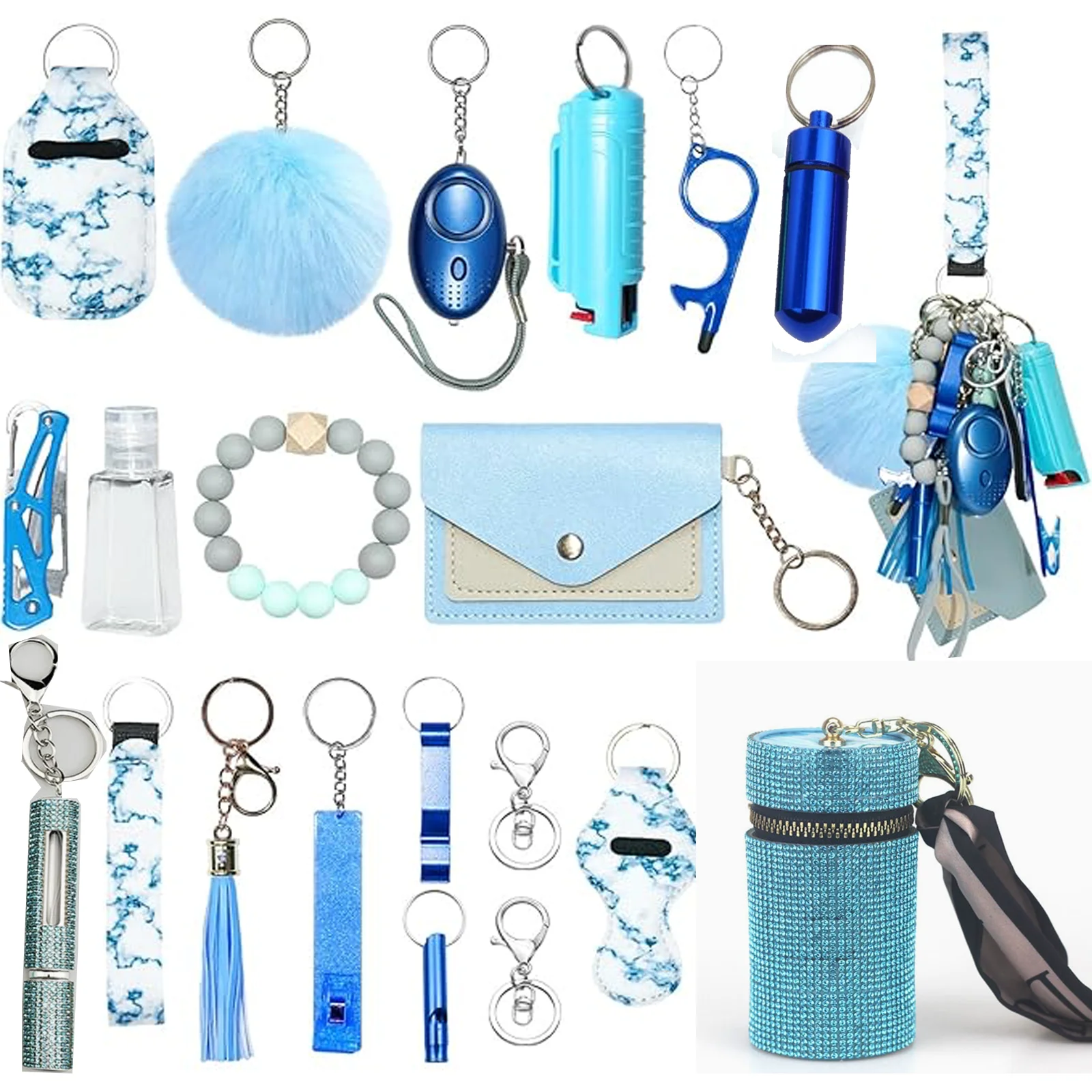 safety-keychain-set-for-women-safety-keychains-for-women-accessories-kit-with-card-holder-bottle-opener