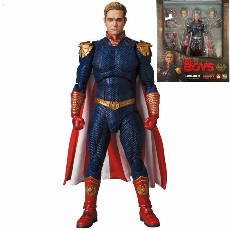 

Original Medicom Mafex 151 Mafex Homelander The Boys In Stock Anime Action Collection Figures Model Toys