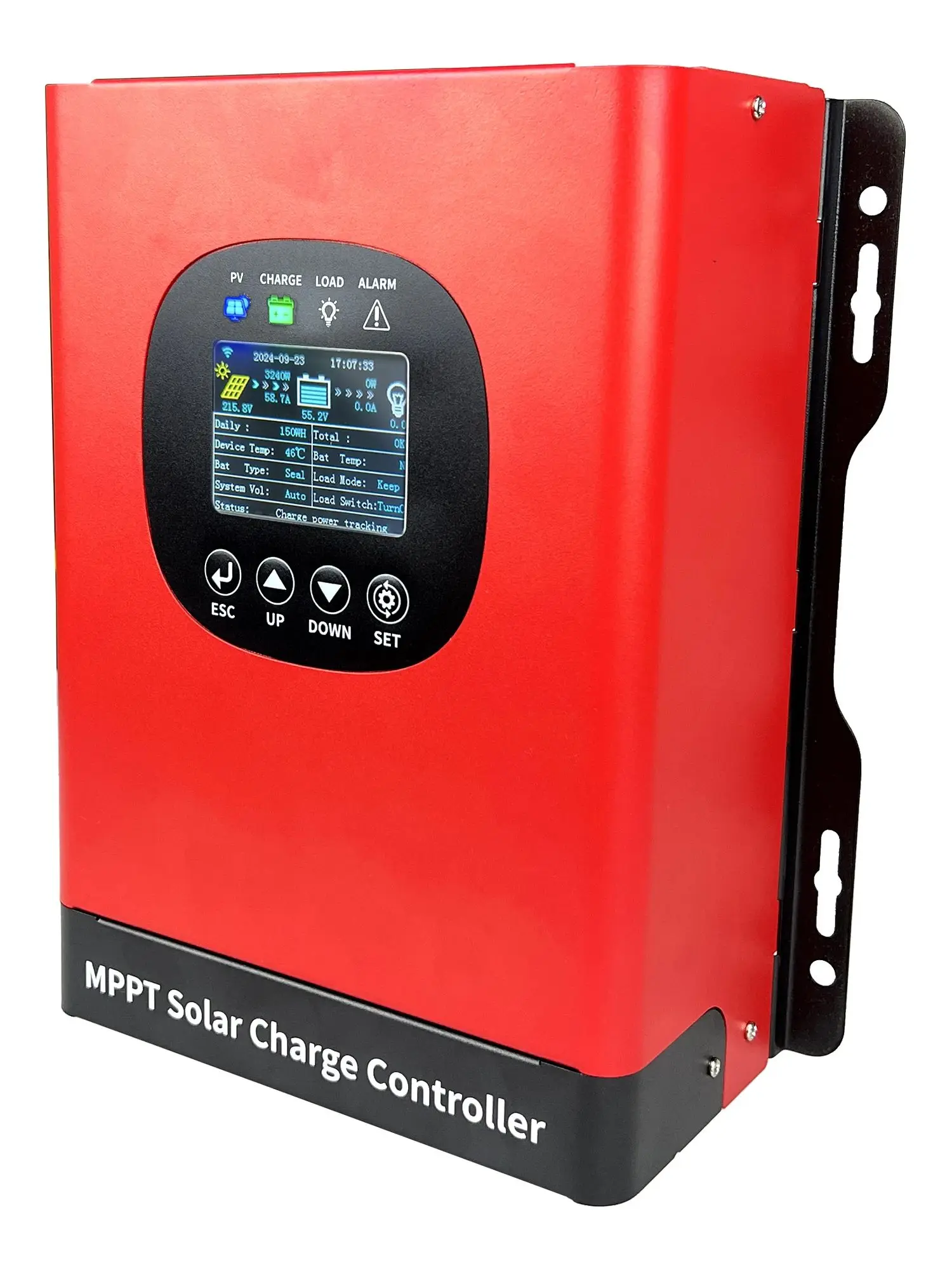 HXCONTROLLER 0-80A 9600W MPPT Solar-Laderegler 230VDC 12-96V Solarpanel-Batterieregler mit integrierter WIFI-App für Zuhause und Wohnmobil