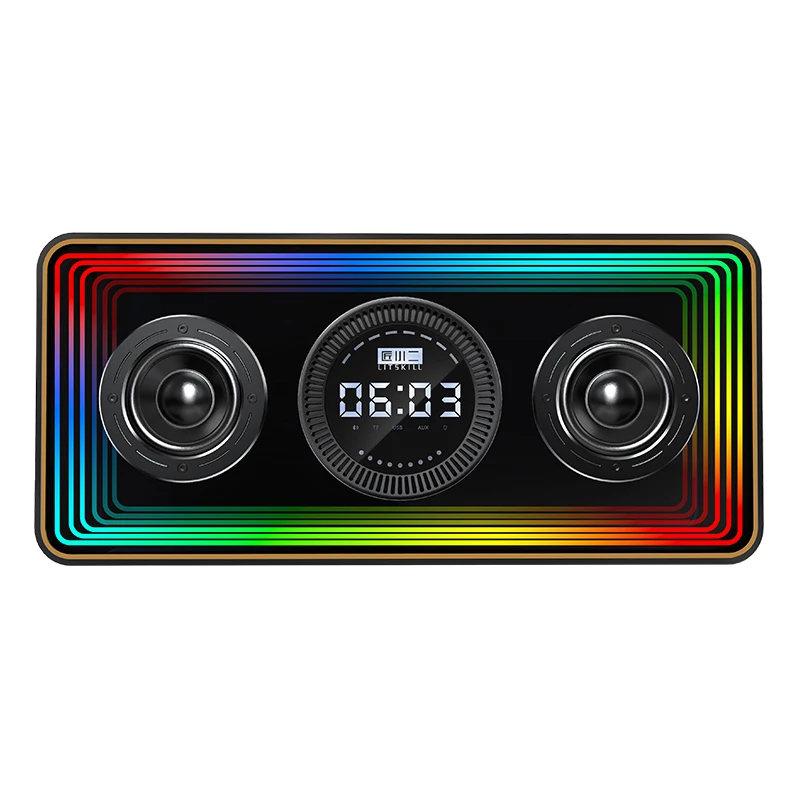 

RGB Lighting Phone/PC Games 2.1 Channel Boombox For 5.3 40W 24 Hours Portable Speaker 8000mAh Deep Bass TWS Aux
