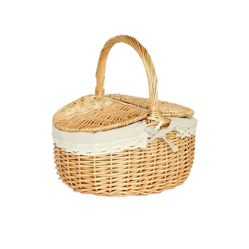 

Wicker Storage Box Basket Baby Laundry Basket Wicker