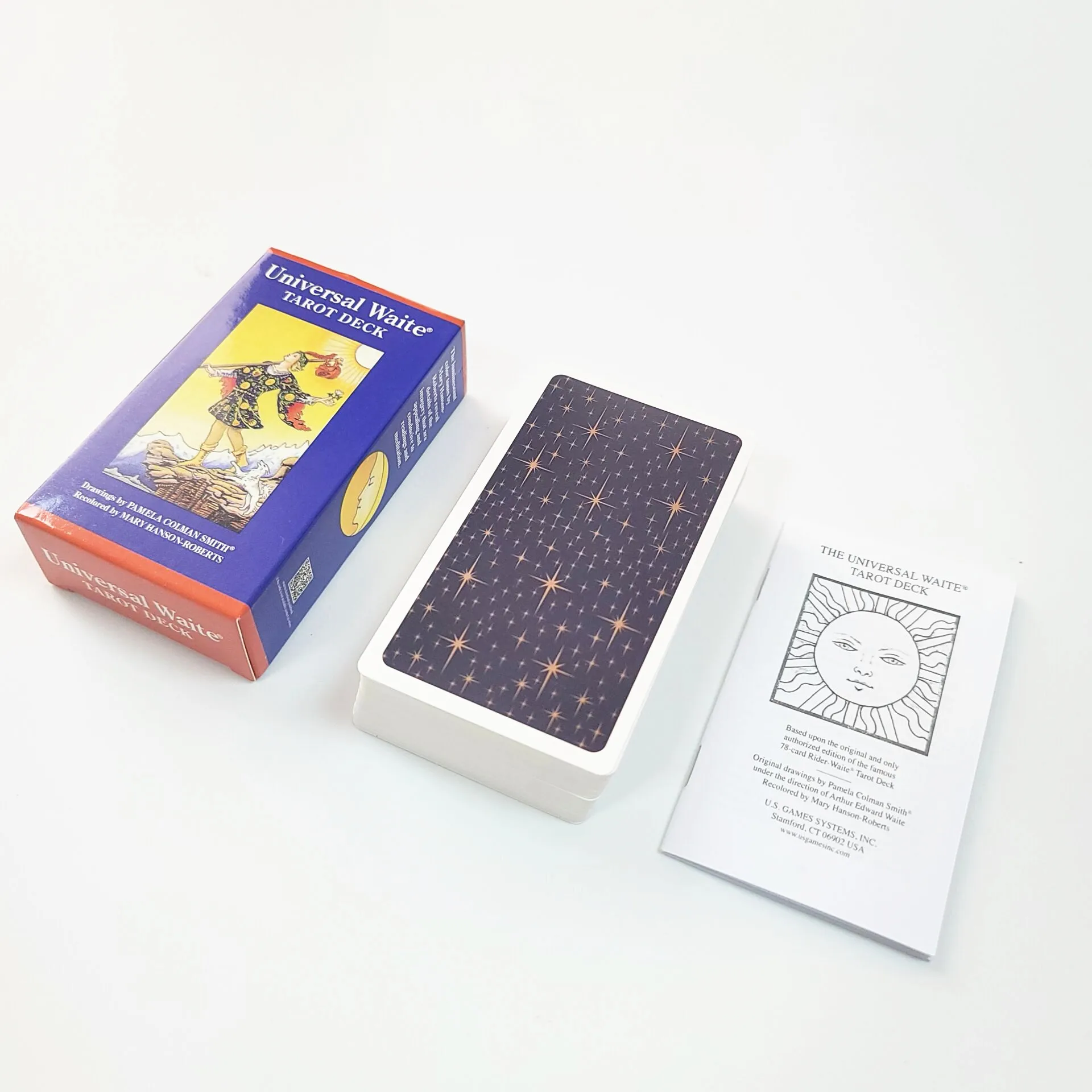 Cartas de Tarot en inglés, la baraja de Tarot más popular con manual de papel, cartas de adivinación, juego de regalos para amantes de las cartas de Tarot