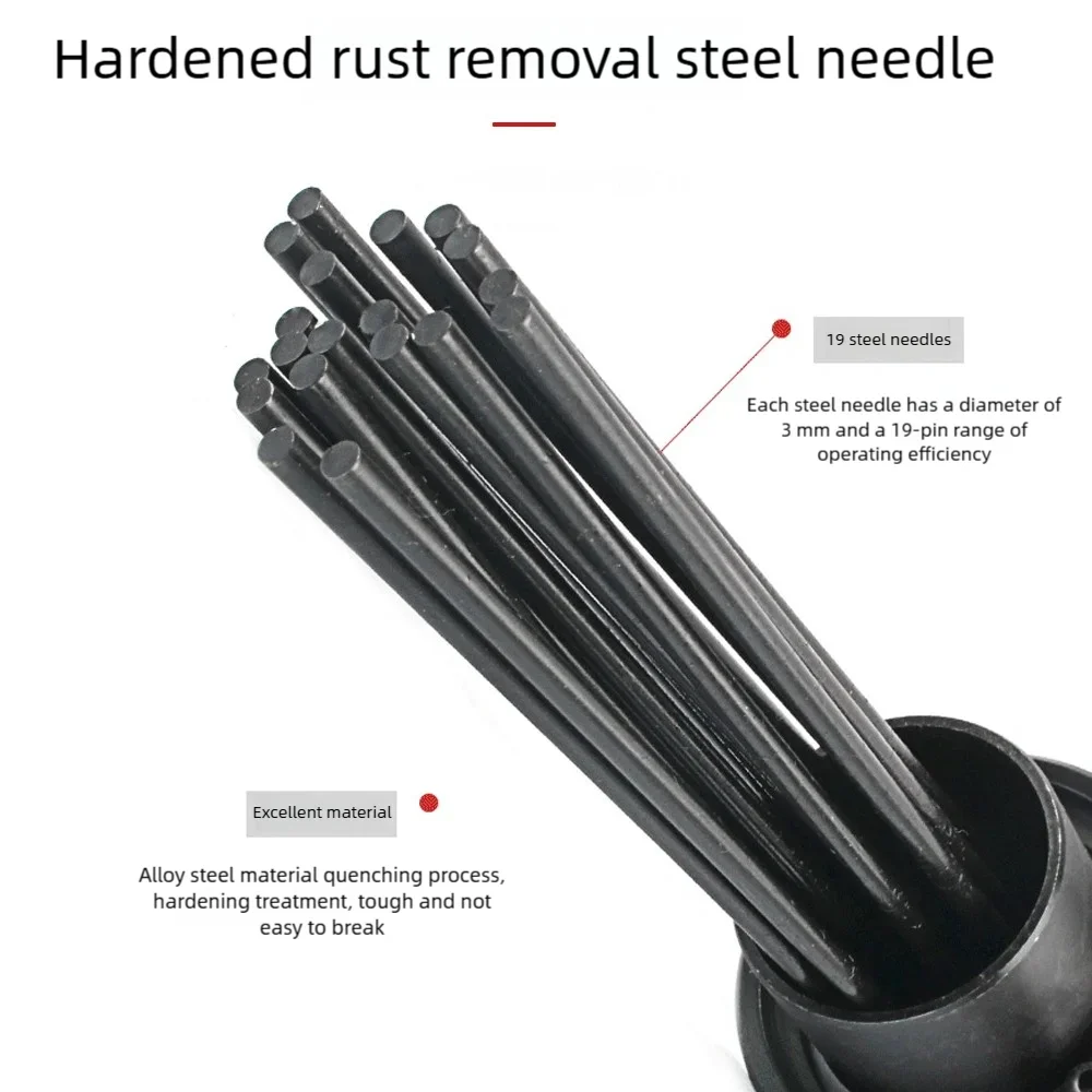 Air Pneumatic Slag Removing Tool 4500 rpm Needle Slag Cleaner Rust Corrosion Slag Remove Deburring Cleaning Tool Deburring Tool