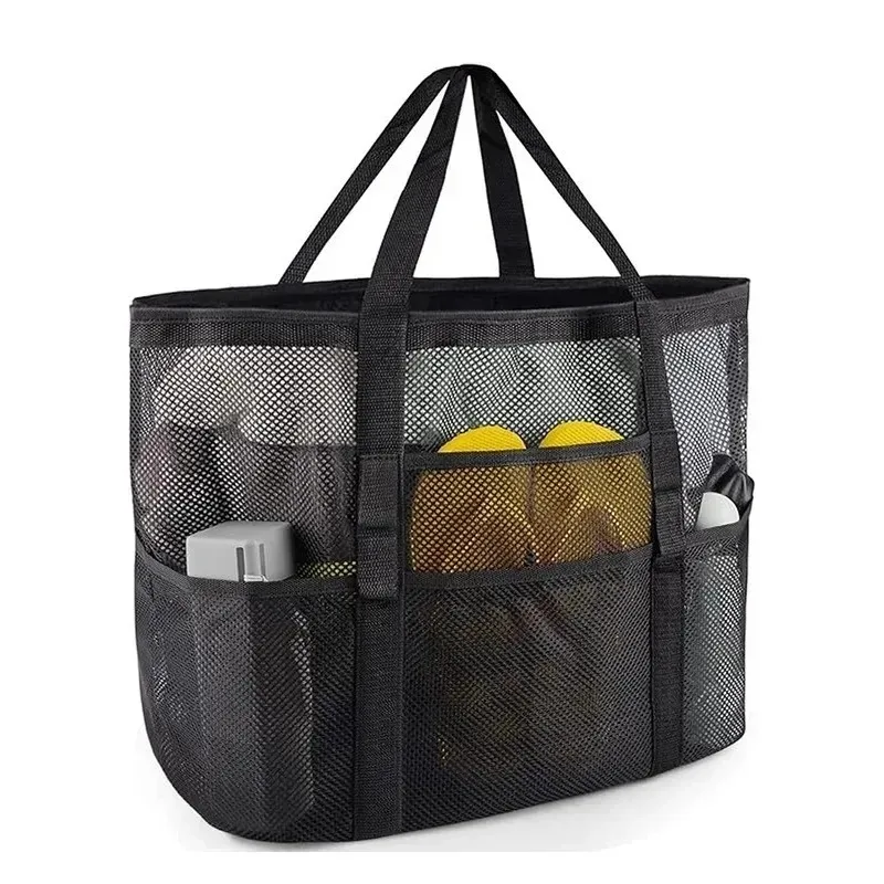 

Hot Sale for Family Beach Bag for Toys & Vacation Essential Swimsuit Storage Bag Mesh Beach Bag - Large Beach Tote Bag