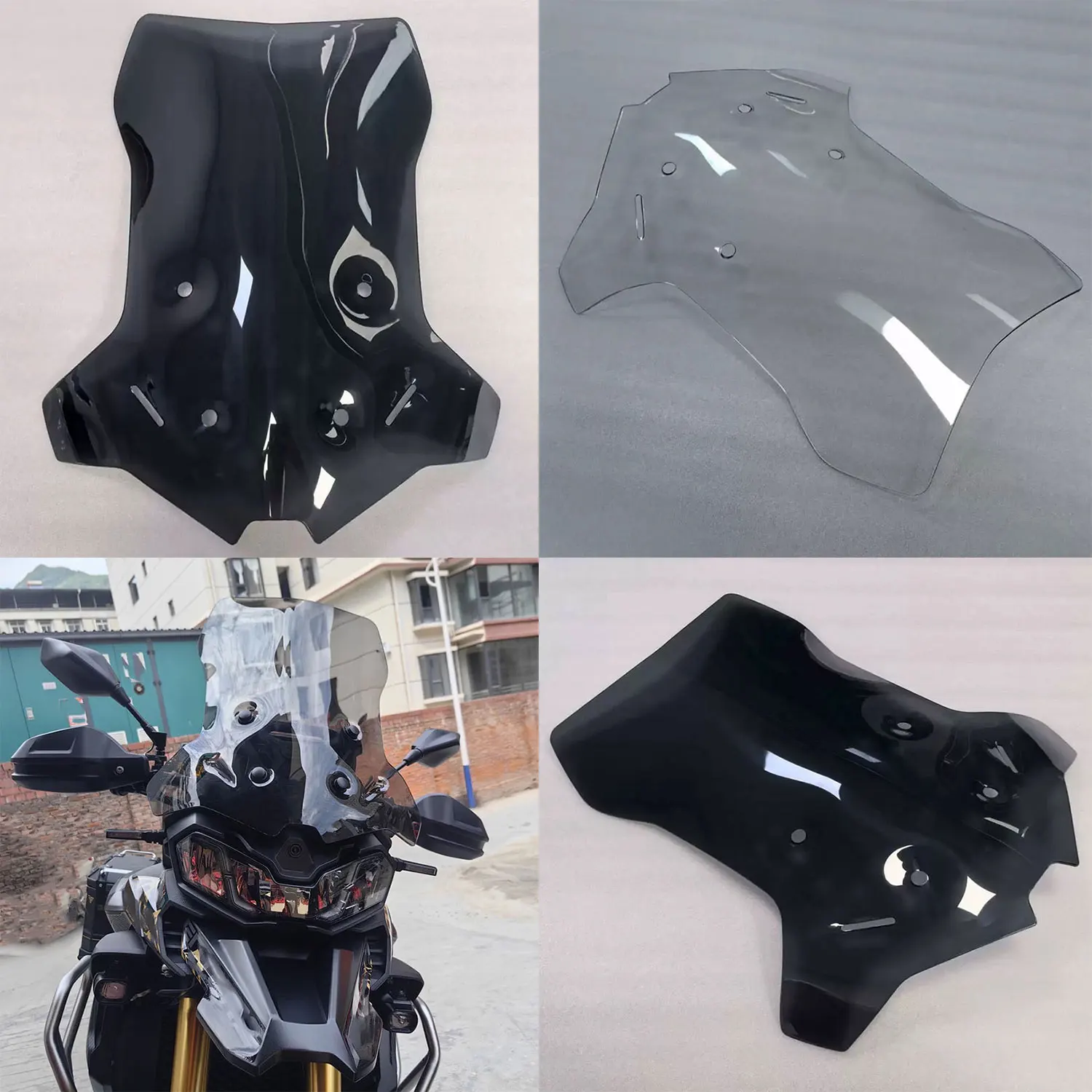 Misura Per LONGXIN VOGE Valico 900 DSX DS 900 X DS900X 900DSX Moto Parabrezza Schermo Parabrezza Deflettori del Vento Accessori