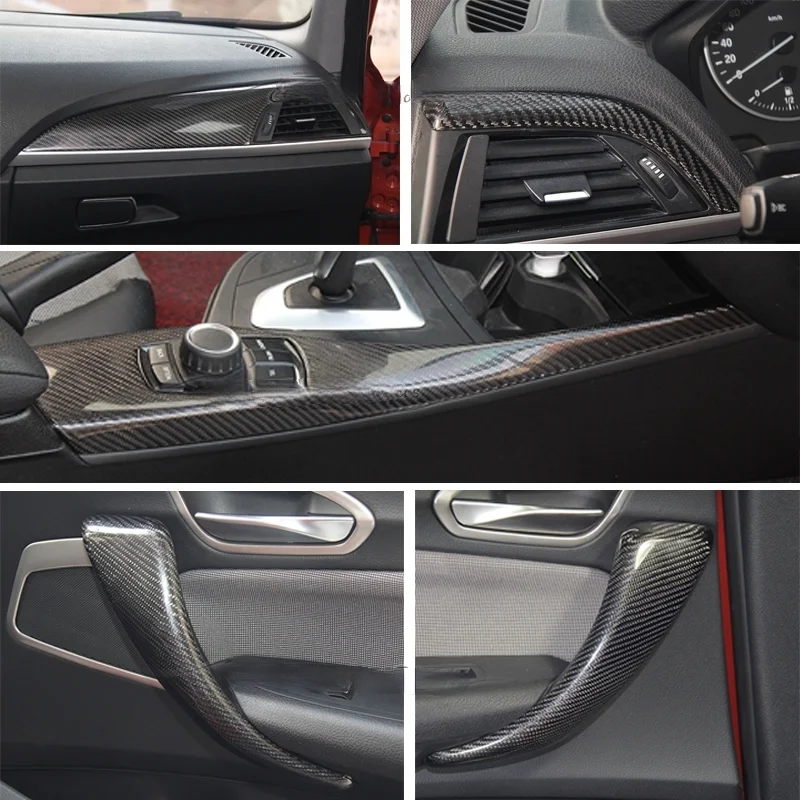STLFLHD رائجة البيع ألياف الكربون الداخلية غطاء صب الكسوة لسيارات Bmws F21 F22 F87 M2 118i 120i M235i M240i ألياف الكربون الحقيقية