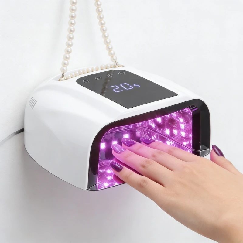 New Rechargeable Nail Lamp Cordless Gel Polish Dryer UV LED Light for Nails Manicure Light Auto-Off Wireless Nail UV Lamp