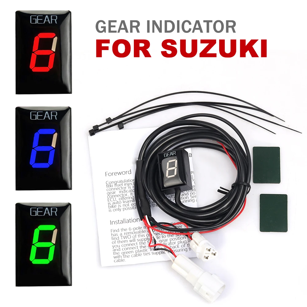 Motorcycle 1-6 Speed Gear Indicator For Suzuki GSF650 2006 - 2015 GSF1250N GSF1250S GSF1250SA GSF 650 1250 n S SA Accessories