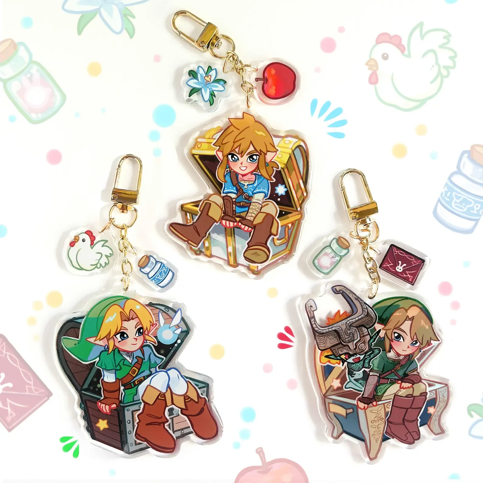 Efsane Link Hazine Sandığı Akr - Retro Gaming Keychain incelemesi ve fiyatı