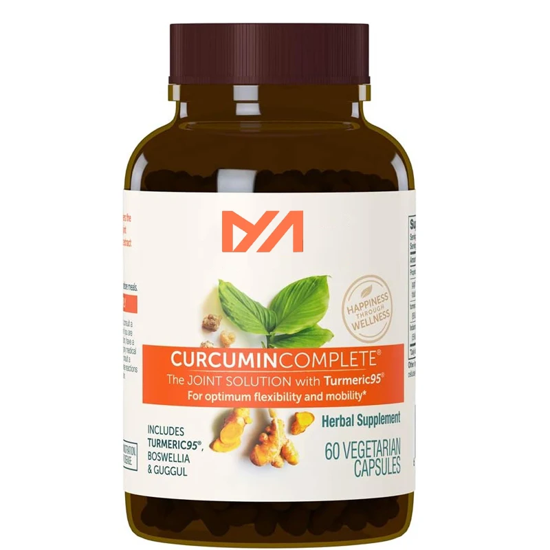 Himalaya curcumina, adecuada para soporte de las articulaciones y flexibilidad y movilidad ópticas, 372mg, 60 cápsulas