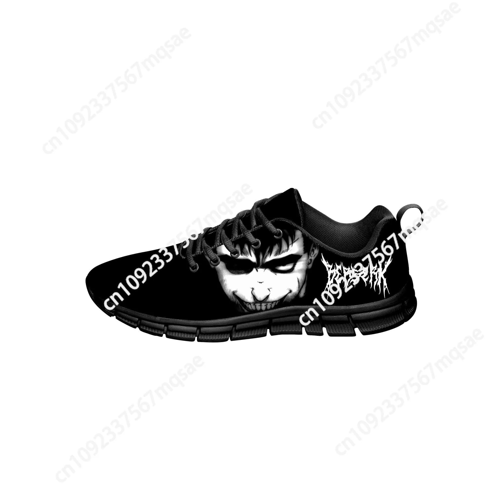 

Hot Anime Berserk Guts Sneakers Mens Womens Teenager Funny Fashion Casual Shoes Canvas Running 3D Printed Shoes Lightweight shoe