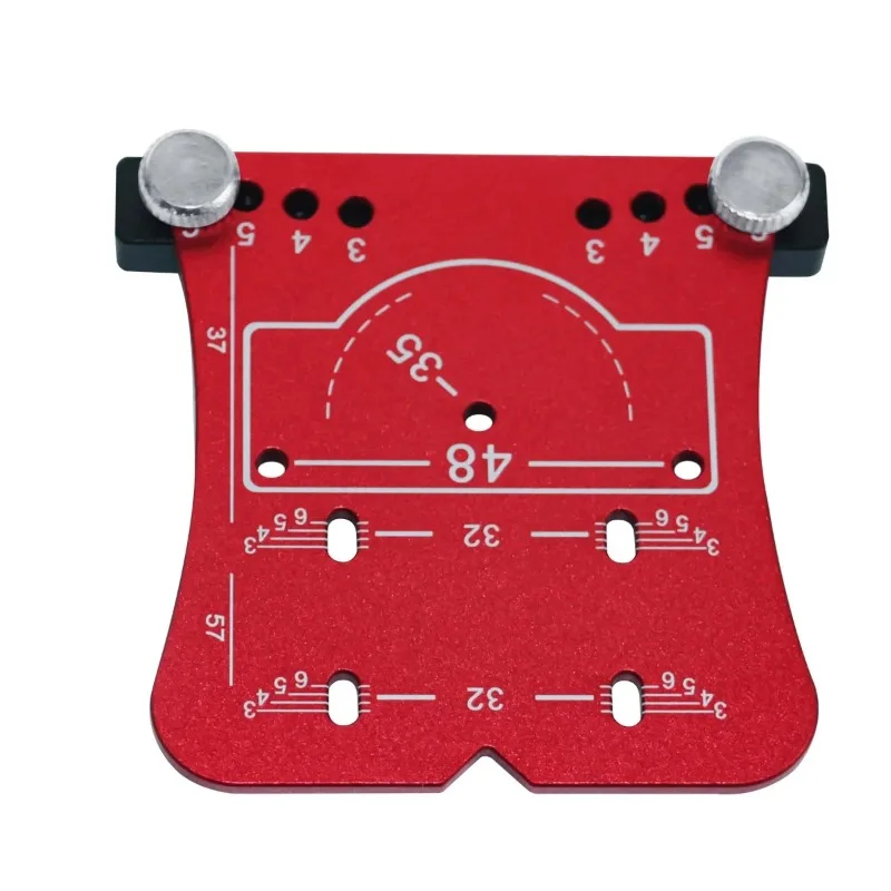 أداة تثقيب مفصلية لأعمال النجارة من سبائك الألومنيوم عالية الجودة مع حفر سريع 35 مم، مزودة بمحدد موقع اللكم وإطار الحد