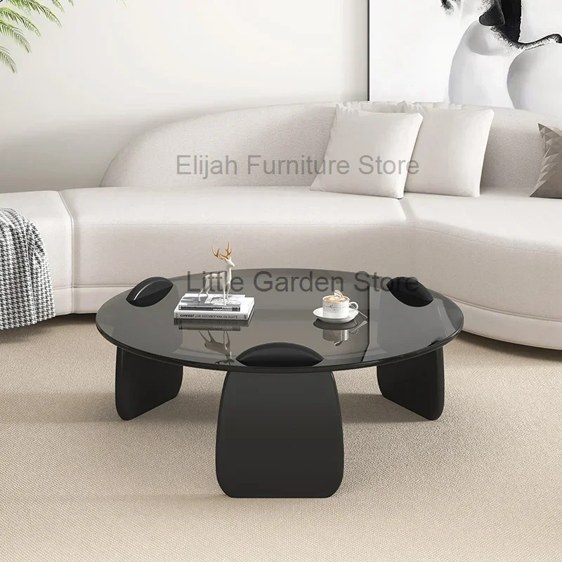 

Modern Minimalist Coffee Tables Tea Dining Luxury Round Coffee Tables Living Room Table Basses De Salon Home Furniture YY50CT