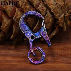 HAEDC Starry Sky Limited Edition Titanium Alloy Car Keychain Creative Men's Hanging Bottle Opener